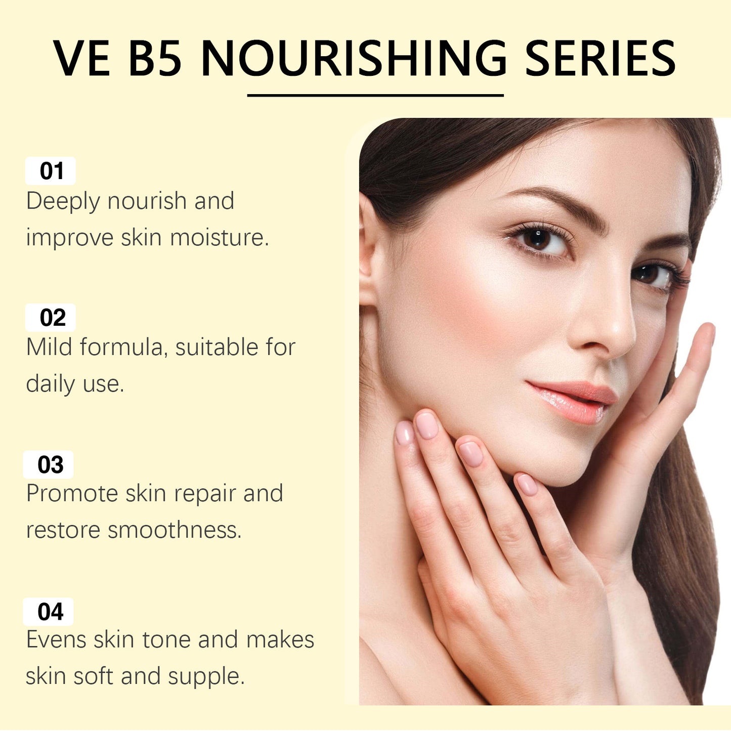 Vitamin B5 Nourishing Skin Care Series Daily Care Gentle Moisturizing Soothing Facial Skin ShopWithASmile7.com