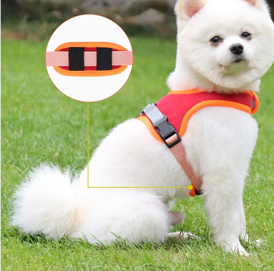 Suede Dog Harness Pet Supplies Leash ShopWithASmile.com