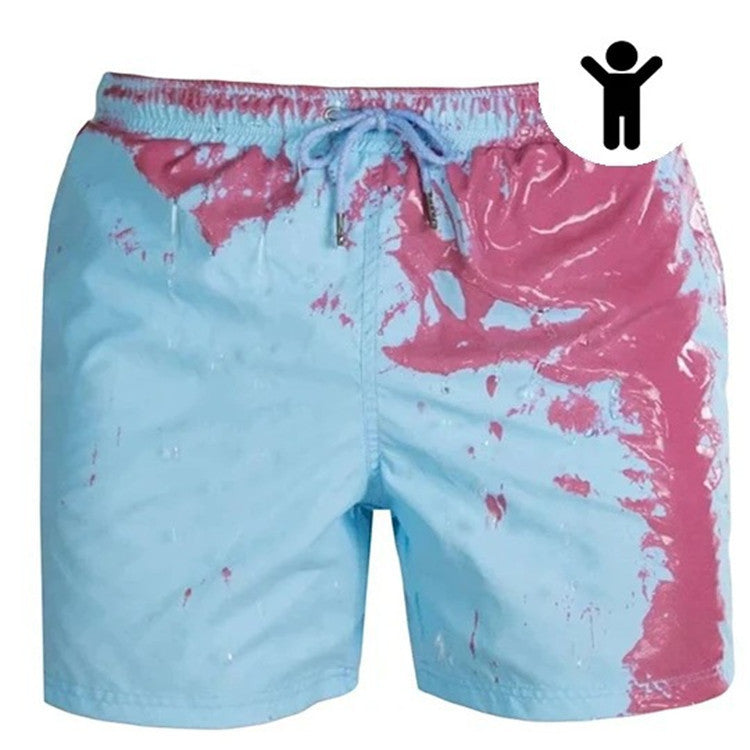 Water-changing Beach Pants Temperature-sensitive And Quick-drying