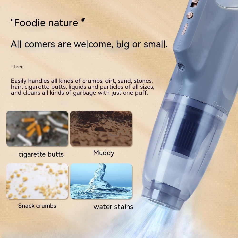 Portable Large Suction Small Wireless Vacuum Cleaner ShopWithASmile7.com