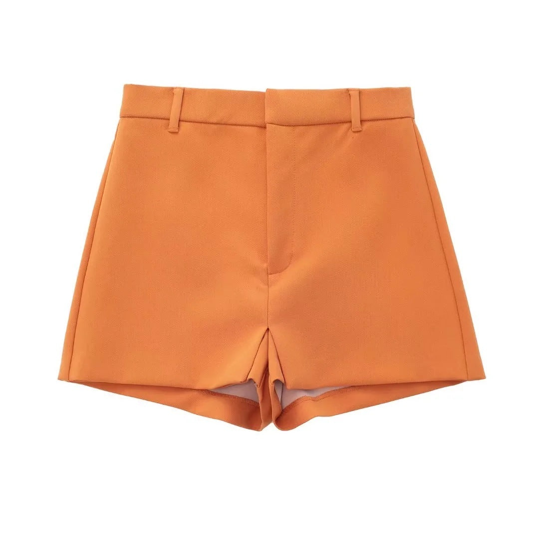 Women's Bow Tie Cropped Blazer Culotte Set