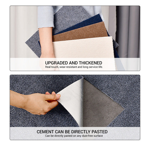 Splicing Block Floor Mat Self-adhesive Floor 30cm X 30cm Dark Gray 1 Piece ,not Shipped On Weekends