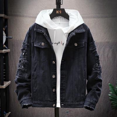Youth Fall Denim Jacket Male Spring And Autumn Junior High School Students