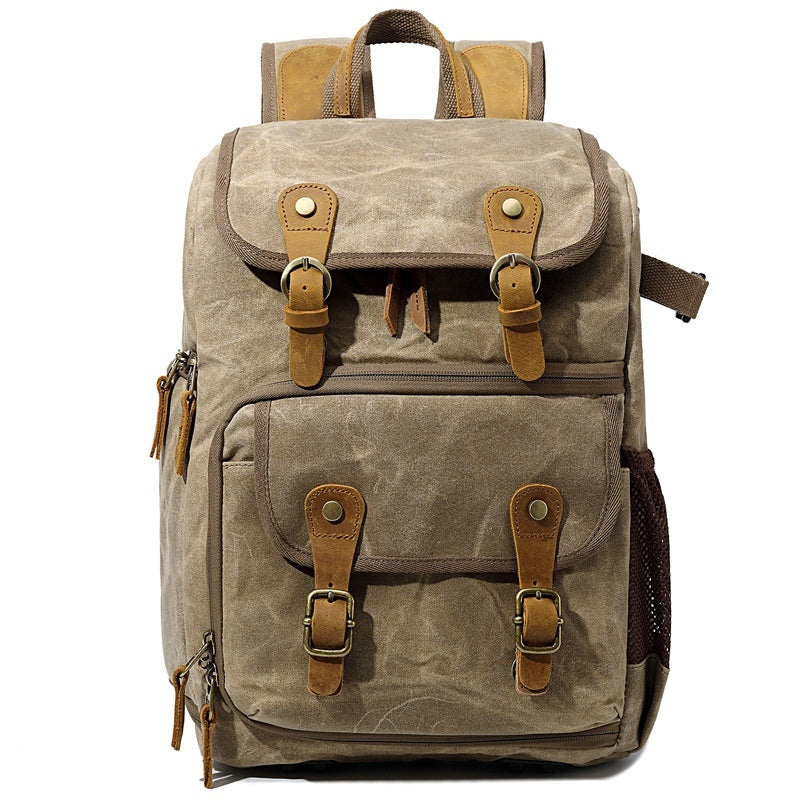 Kalier Digital SLR Camera Bag Waterproof Canvas Men's And Women's Backpacks ShopWithASmile.com