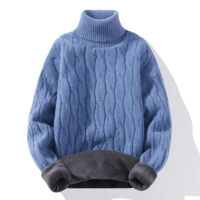 High Neck Velvet Thickening Thermal Sweater ShopWithASmile7.com