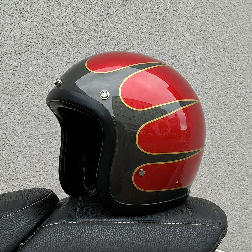 Helmet Half Helmet Retro Helmet FRP Motorcycle Helmet