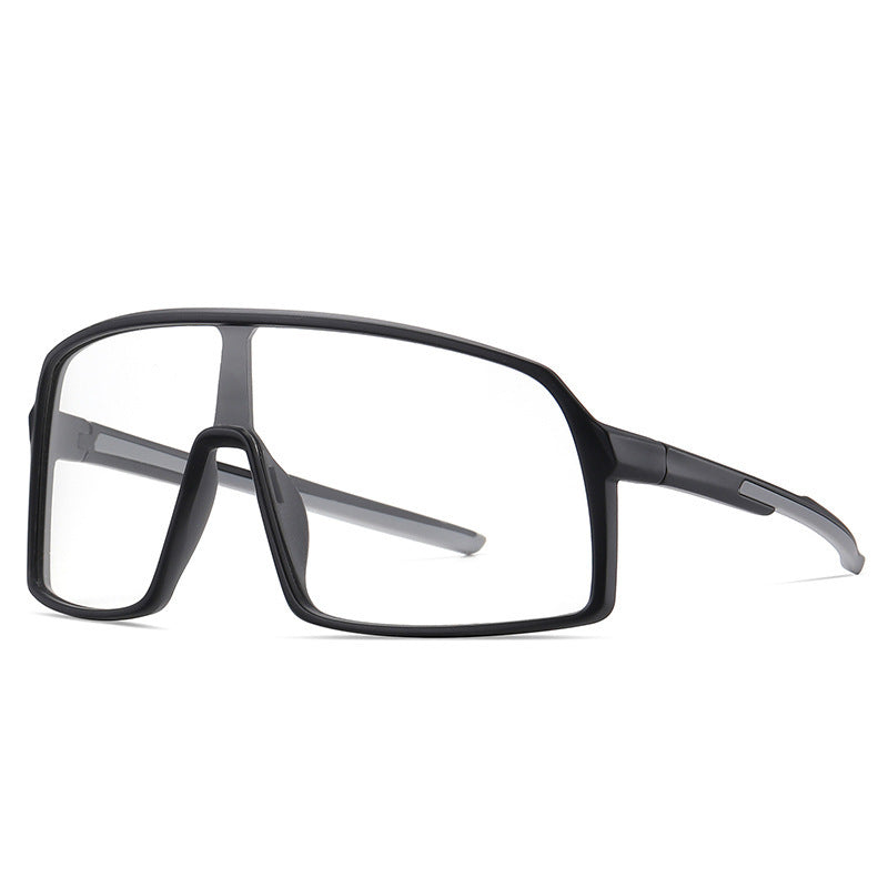 Mens Fashion Simple One Piece Large Frame Sunglasses ShopWithASmile7.com