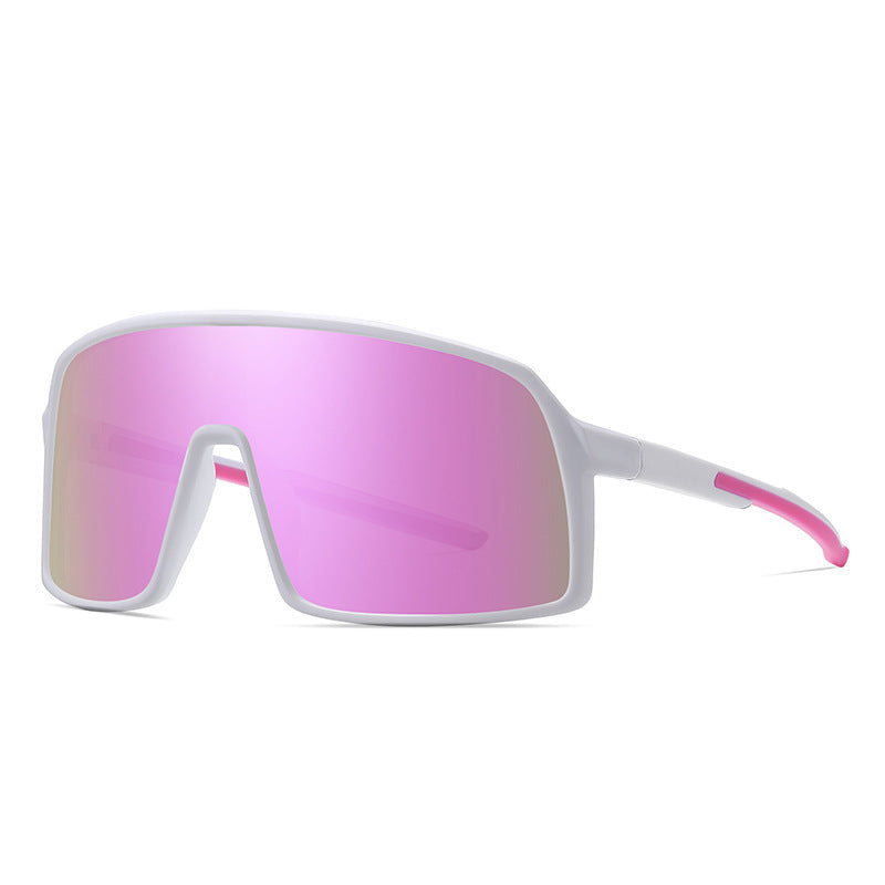 Mens Fashion Simple One Piece Large Frame Sunglasses ShopWithASmile7.com