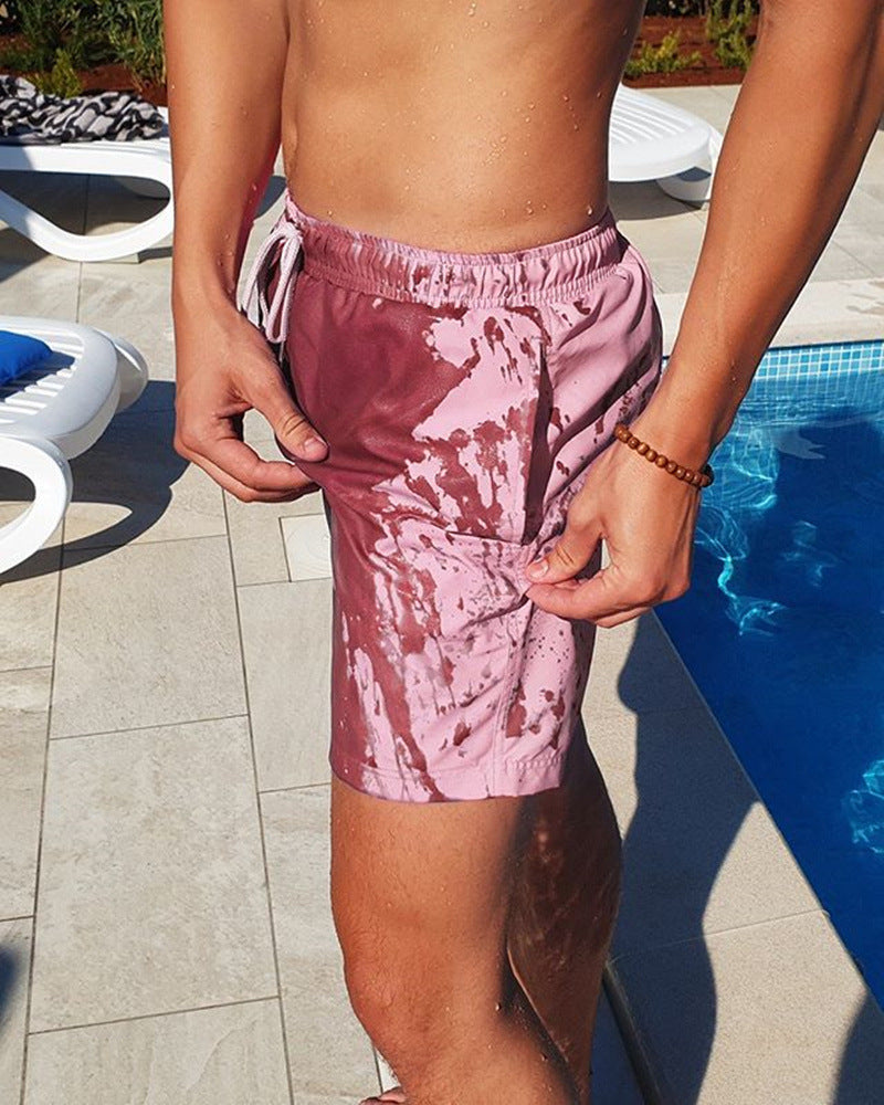 Water-changing Beach Pants Temperature-sensitive And Quick-drying