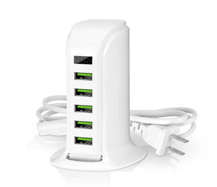 Multi-port USB Charging Head 5v4a Digital Display Monitoring Sailing Charger ShopWithASmile7.com