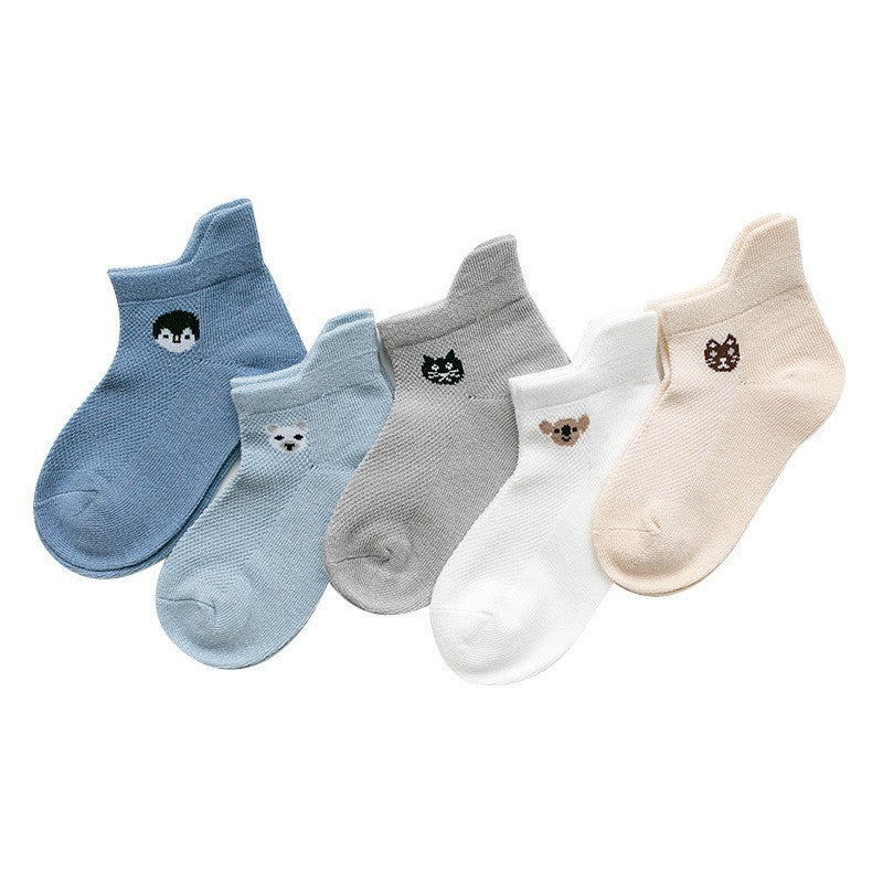 Cotton breathable male and female baby socks ShopWithASmile7.com