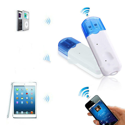 Small Blue Hat Audio Receiver With Microphone