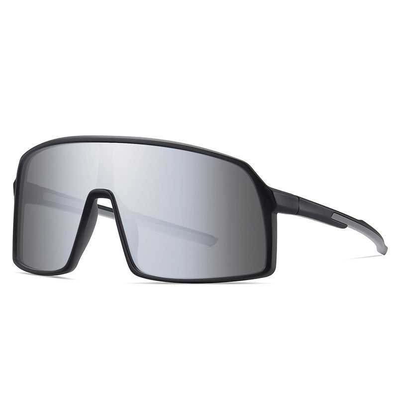Mens Fashion Simple One Piece Large Frame Sunglasses ShopWithASmile7.com