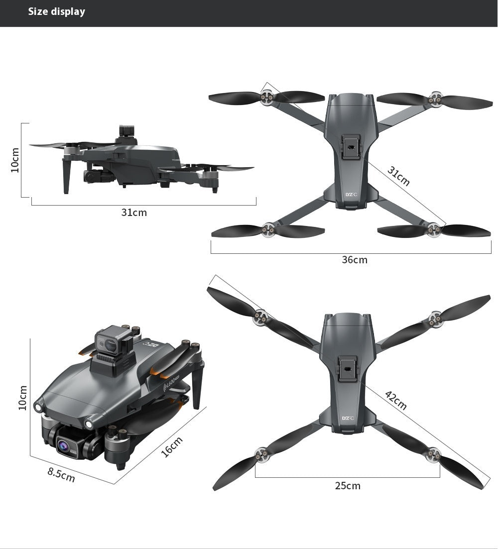 L600PRO Clear Folding Four-axis Flight Remote Control Toy ShopWithASmile7.com