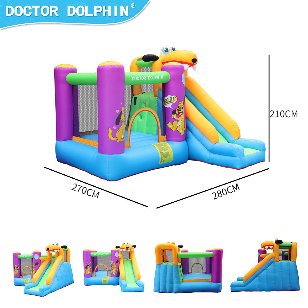 Children's Home Castle Small Inflatable Jump Bed