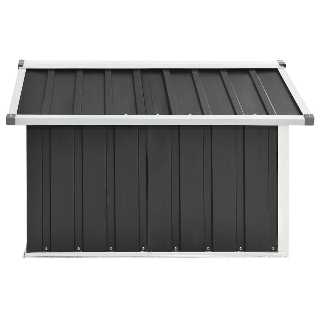 vidaXL Garden Robot Lawnmower Shed 92x97x63 cm Galvanised Steel Anthracite