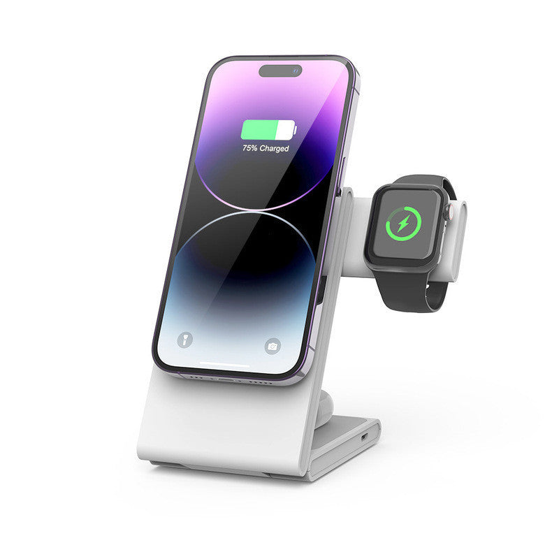 Desktop Magnetic Wireless Charger Folding Bracket ShopWithASmile7.com