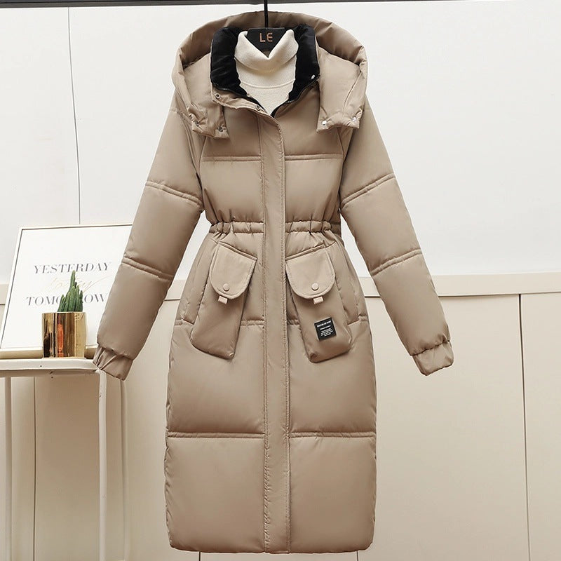 Plus Size Cotton-padded Clothes Women's Clothing Overknee Long ShopWithASmile7.com