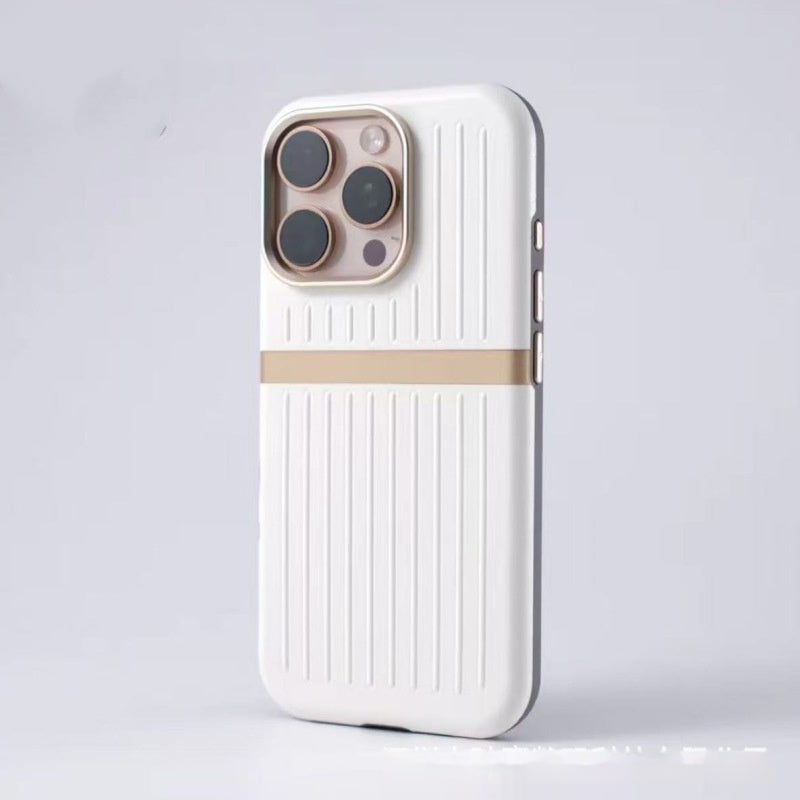 Corrugated Magnetic Phone Case Business Leather Phone Case