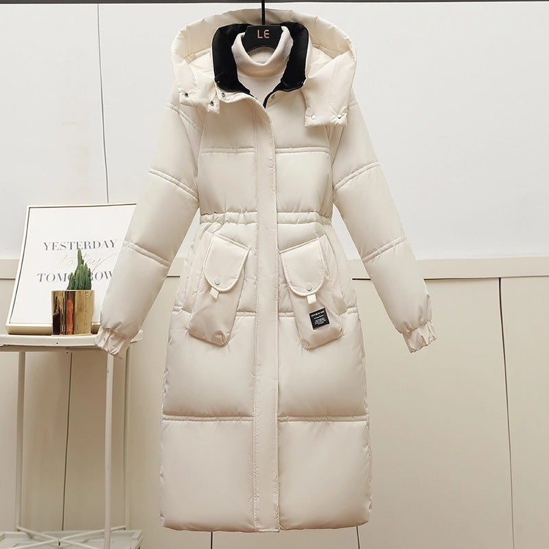 Plus Size Cotton-padded Clothes Women's Clothing Overknee Long ShopWithASmile7.com