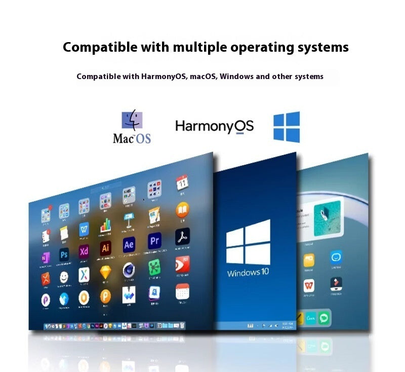 14-Inch Portable Dual-Screen Monitor with 1080P Full HD IPS Display, USB & HDMI Connectivity, LED Backlight, Ultra-Slim Wall-Mountable Design for Office, Travel, and Gaming