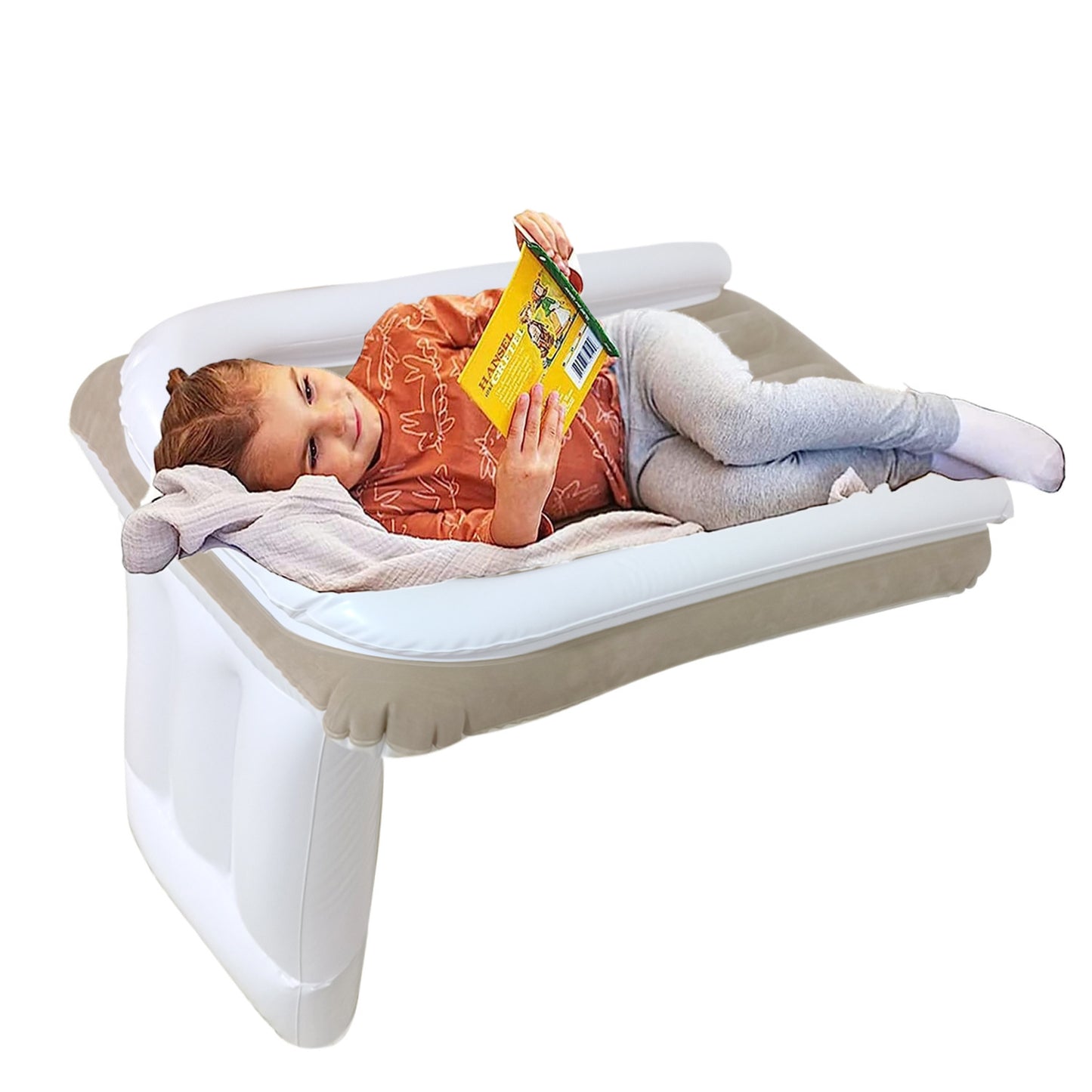 Amazon Baby Inflatable Mattress Rear Folding Car Mat Outdoor Travel Thickened Flocking Air Cushion