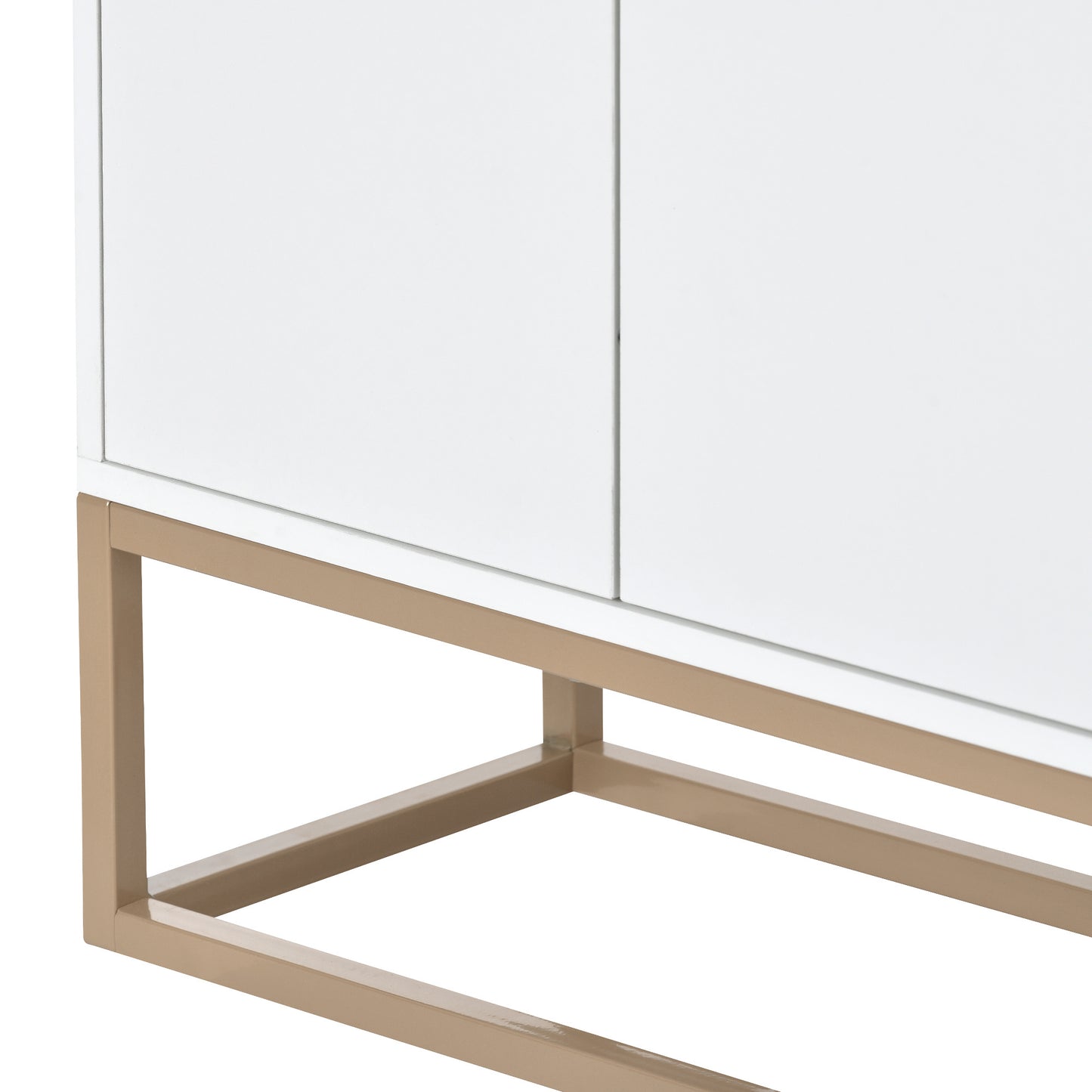 Modern Sideboard Elegant Buffet Cabinet - White