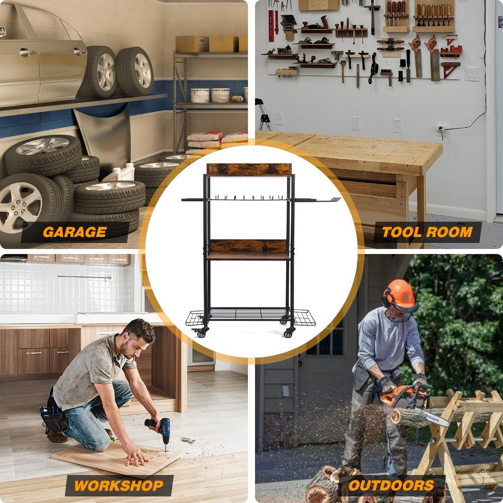 Three-layer Tool Carts, With A Variety Of Types, Can Be Cleverly Matched, Easy To Move, Help To Improve Work Efficiency, Wide Applicability, And Create Extraordinary Results.