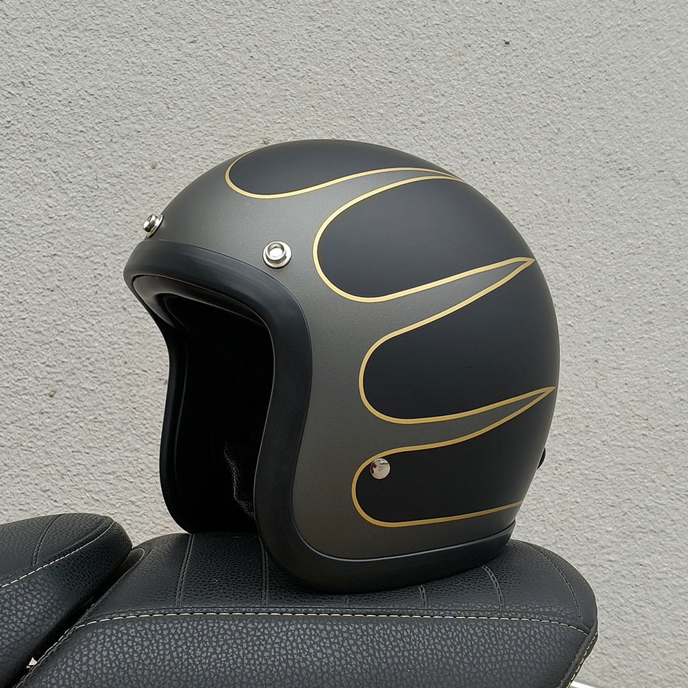 Helmet Half Helmet Retro Helmet FRP Motorcycle Helmet