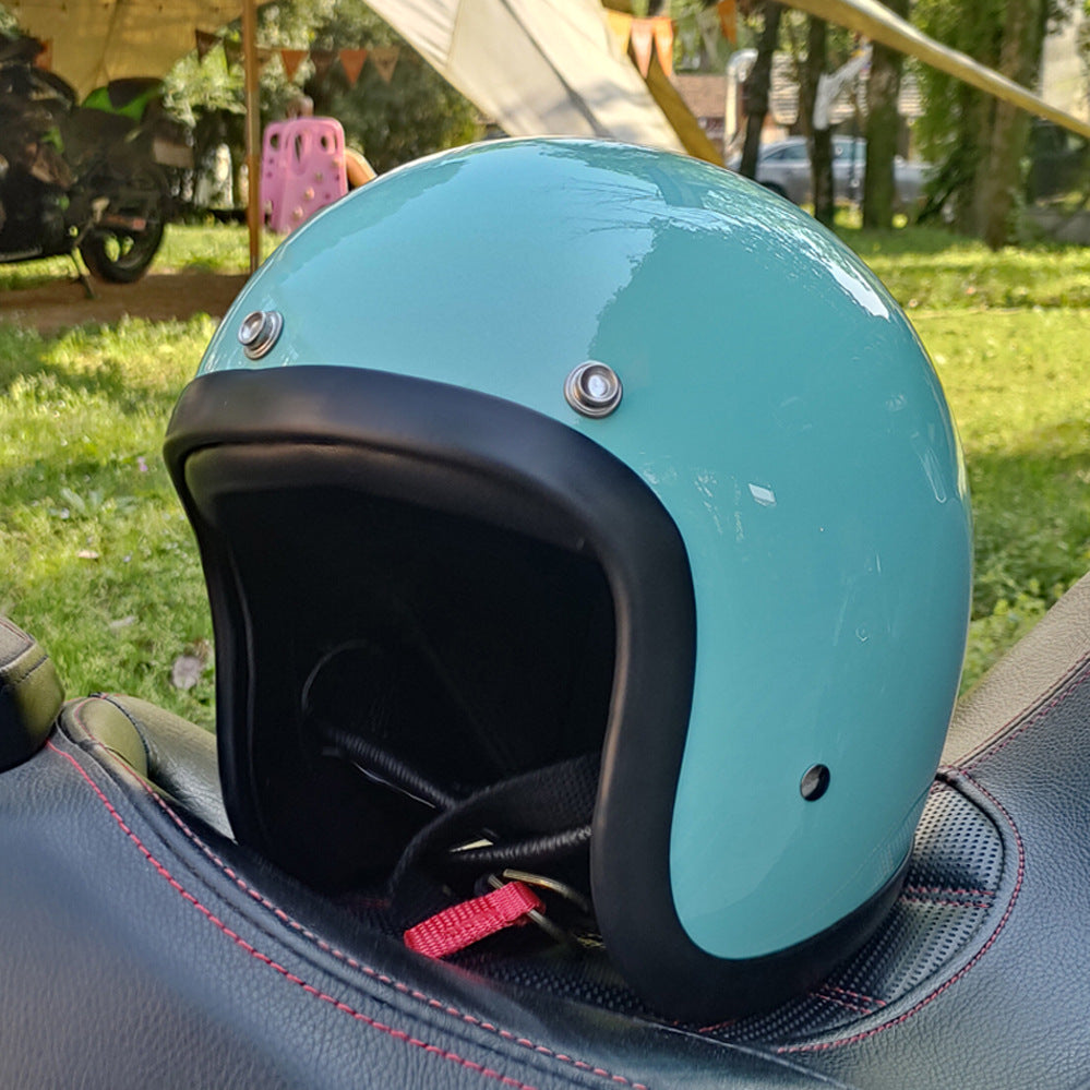 Helmet Half Helmet Retro Helmet FRP Motorcycle Helmet