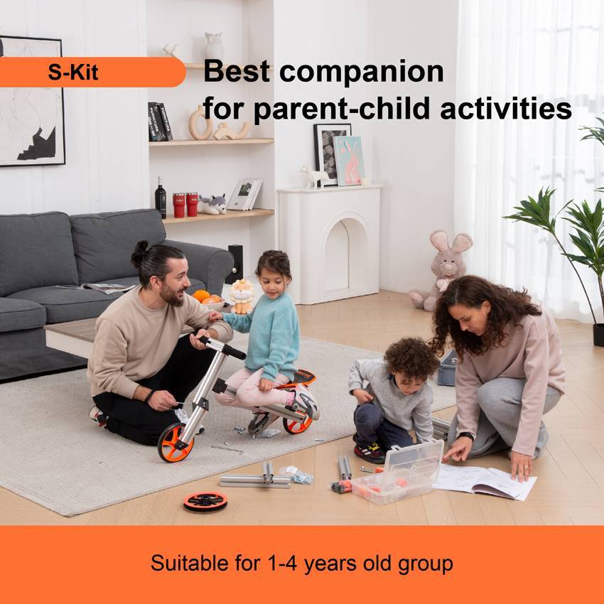 20-in-1 Kids Balance Bike & Modular Building Kit โ No Pedals, Multi-Mode Ride-On Toy for Ages 1-4