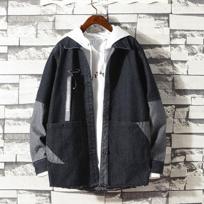 Youth Fall Denim Jacket Male Spring And Autumn Junior High School Students