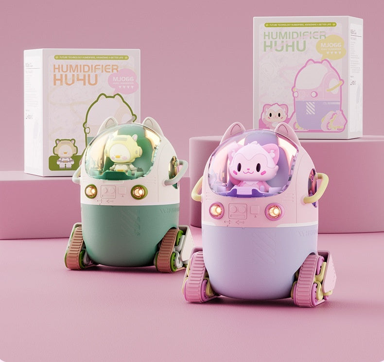 USB Small Heavy Fog Portable Water Replenishing Instrument Cartoon Space Capsule Doll Humidifier