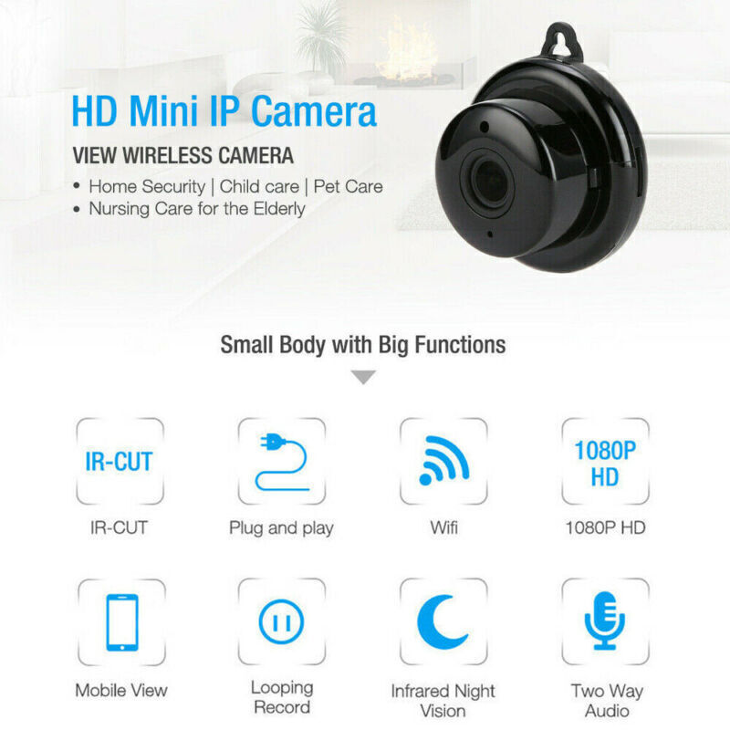 CCTV Camera WiFi 1080P Wireless IR Indoor Outdoor Security Night Vision Home CAM My Store