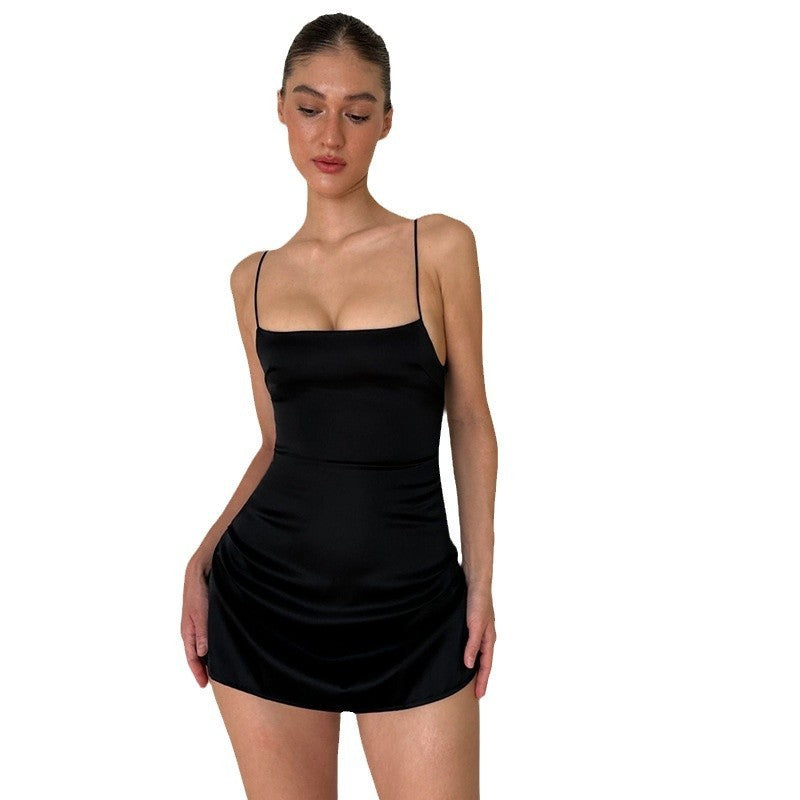 Sexy Backless Spaghetti Straps Dress ShopWithASmile.com