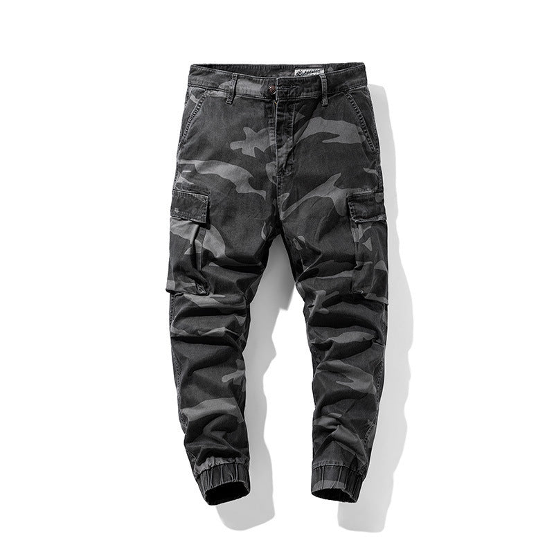 Trendy Versatile Camouflage Cargo Trousers ShopWithASmile.com
