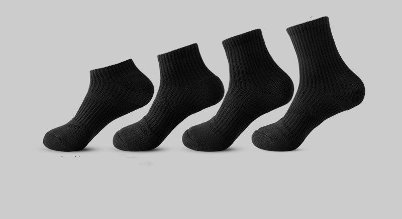 Men's Pure Cotton Sports Running Socks
