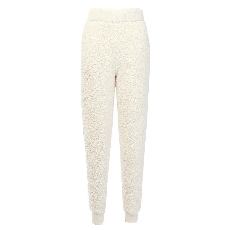 Fallwinter New Style Casual Pants Women's Solid Color Slim Fit