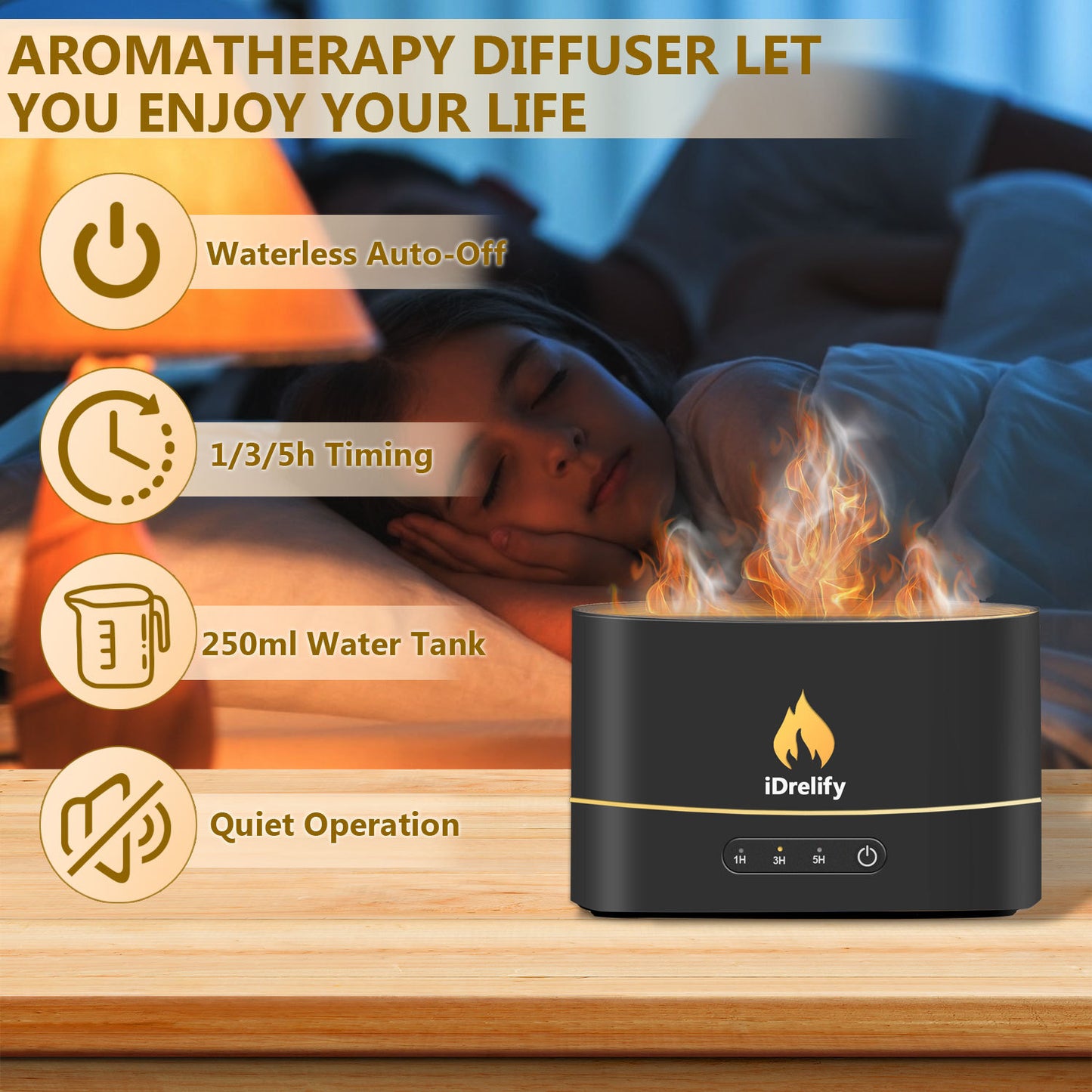 Flame Aroma Diffuser ShopWithASmile7.com