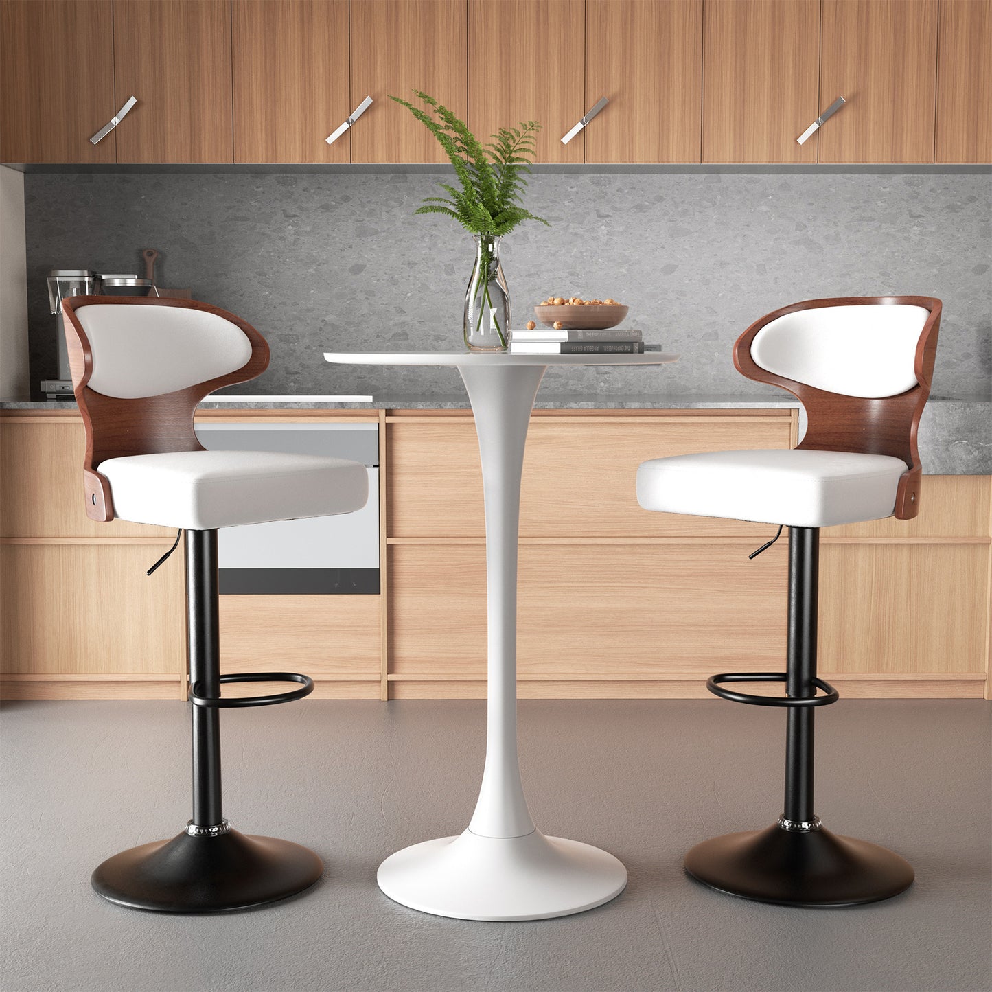 Versatile Adjustable Swivel Bar Stool
