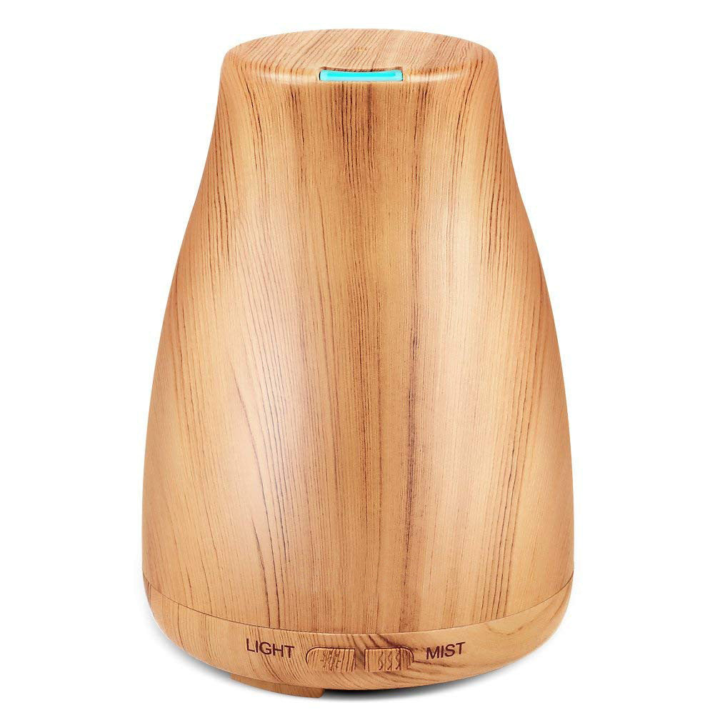 Wood Grain Aroma Diffuser Ultrasonic Humidifier