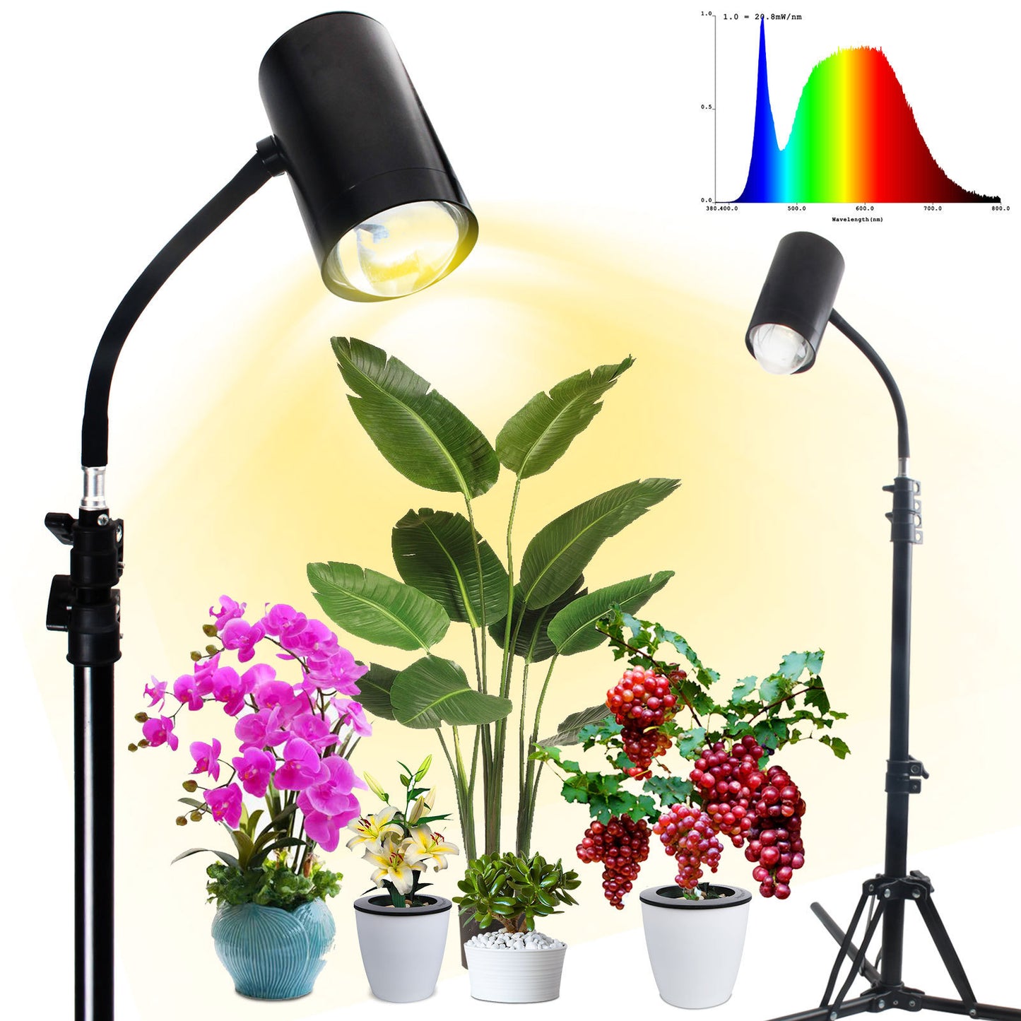 Plant Growth Lamp Household Tripod Full Light