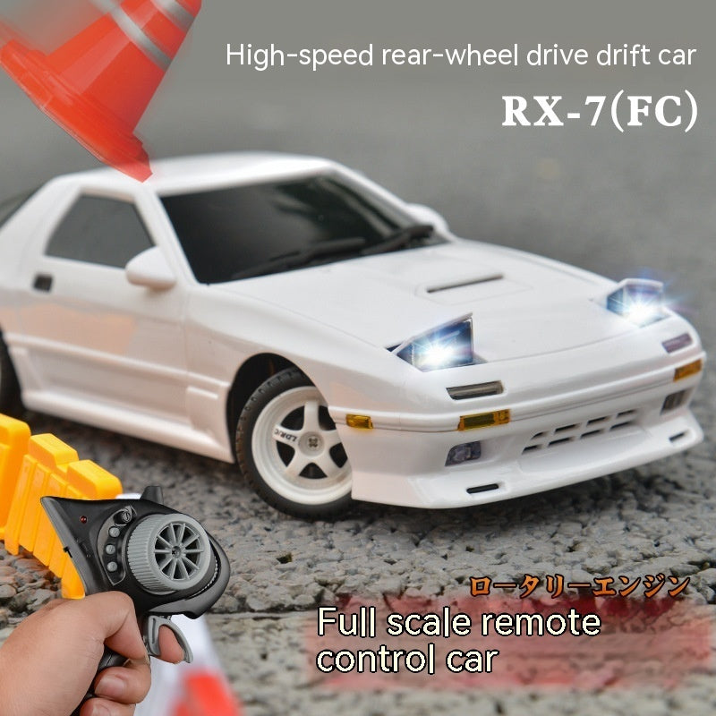 Mazda FC Drift Remote Control Car - White & Red Versions, Plastic Material, Remote Control Car for Youth (15-35 Years)