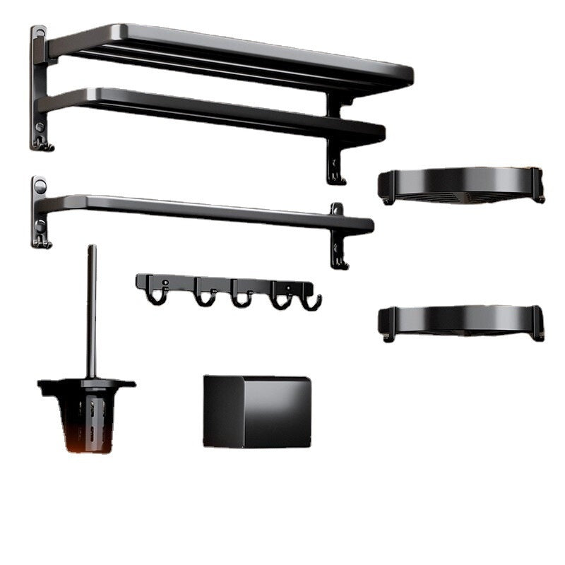 Towel Rack Black Bathroom Rack Bathroom Pendant ShopWithASmile.com