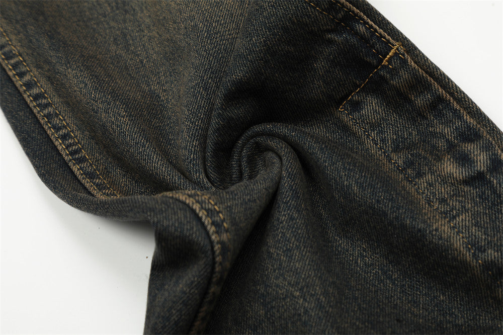 Multi-pocket Jeans Men's Loose Pants