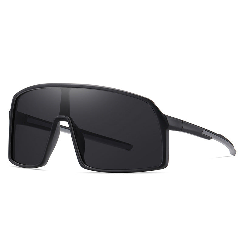 Mens Fashion Simple One Piece Large Frame Sunglasses ShopWithASmile7.com