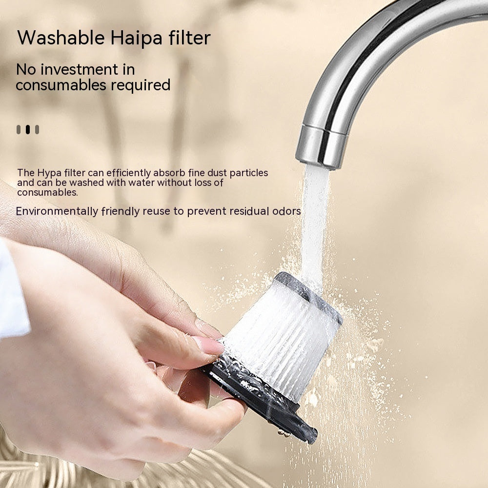 Portable Large Suction Small Wireless Vacuum Cleaner ShopWithASmile7.com
