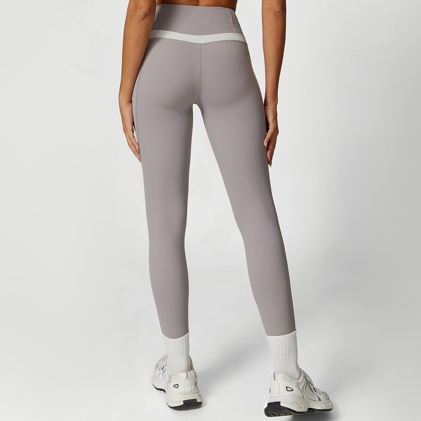 Color Matching Cross Beauty Back Exercise Underwear High Waist Yoga Trousers
