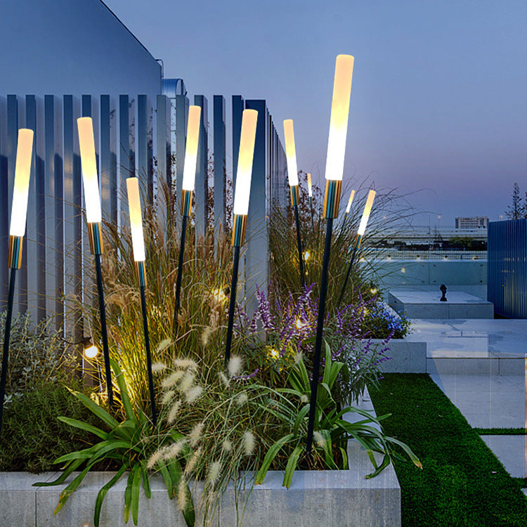 LED Luminous Reed Lamp Solar Outdoor Lawn