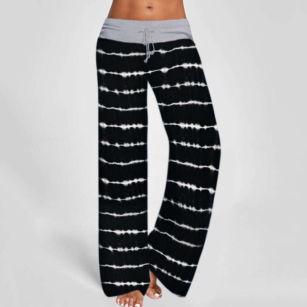 Outdoor Sports And Leisure Tie-dye Printed Yoga Pants